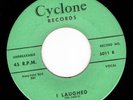Doo Wop 45 THE JESTERS I Laughed / Now That You're Gone CYCLONE Orig Stamped VG+
