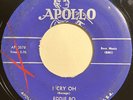 EDDIE BO I Cry Oh NEW ORLEANS R&B ROCKER 45 Apollo *hear*