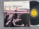 JACKIE McLEAN 4,5 and 6 LP Original Jazz Classics ‎OJC 056 Rare PRESTIGE Jazz EX