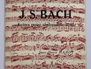 Jean-Louis Hardy Bach Cello Suites 1 & 3 Club National du Disque  CND 1005 LP10