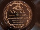 Victor 20507 5 Harmaniacs WHAT MAKES MY BABY CRY  78rpm JUG BAND E+ 1927
