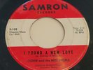 OGNIR & THE NITE PEOPLE RARE PA GARAGE 45 I Found a New Love SAMRON All My HEAR
