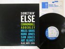 CANNONBALL ADDERLEY SOMETHIN' ELSE BLUE NOTE BST 1595 JAPAN VINYL LP