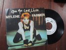 45 t  promo mylene farmer que mon coeur lache 200 exemplaires
