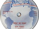 Cliff Thomas.  Treat Me Right. / I'm On My Way Home. Sam C. Phillips. 3521 EX --
