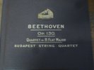 BUDAPEST STRING QUARTET / BEETHOVEN quartet op.130 / HMV DB 1547-50