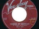 BILLY BOY (ARNOLD) Kissing At Midnight VEE-JAY Killer 50s R&B RnB Blues 45 Hear