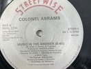 Colonel Abrams Music Is The Answer Garage House Disco 12