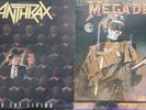 Original 80s Metal/Rock Vinyl Records - Anthrax, Megadeth, Judas Priest, others
