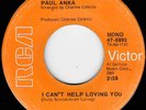 NORTHERN SOUL - PAUL ANKA - I CAN'T HELP LOVING YOU - RCA RI
