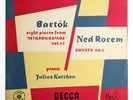 JULIUS KATCHEN Bartok & Rorem piano UK Decca LXT 2812 GOLD ONLY MONO FD LP