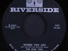 FOUR TOPS: where you are / pennies from heaven RIVERSIDE 7