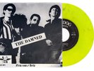 S22 ** FRANCE The Damned – New Rose/Help - YELLOW VINYL France 2003