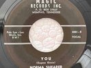 NORMA SHEARER You / Tonight's The Night MAGIC RECORDS MEMPHIS Girl Teen Soul