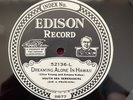 EDISON DIAMOND DISC 52136 South Sea Serenaders “Song of Hawaii/Dreaming Alone in
