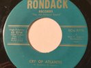 GARAGE SURF The Persuaders CRY OF ATLANTIS Rondack 45 rare Upstate New York NM