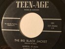 ROCKABILLY Marcel St-Jean THE BIG BLACK JACKET Teen-Age 45 rare Canadian KILLER