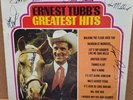 Ernest Tubb Texas Troubadors Signed By Entire Band Greatest Hits LP Vinyl #202