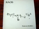 Kaos. Product of a Sick Mind. NM- Punk Hard Rock LA CA OG LP. No Bar Code