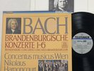 BACH Brandenburg Concertos 1-6 Nikolaus HARNONCOURT 2 LP Box Set #Cla440