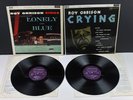 ROY ORBISON Lonely And Blue & Crying LP 's vinyl album UK 1960s Mono Plum London
