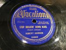 ROBERT JOHNSON Vocalion 4002 Stop Breakin' Down Blues/Honeymoon Blues RARE 78