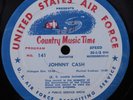 JOHNNY CASH/JOE MAPHIS Country Music Time UNITED STAES AIR FORCE LP u