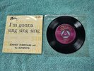 JOHNNY CHRISTMAS AND THE SUNSPOTS - RARE EP - I'M GONNA SING SING SING - 1958