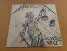 Vintage Metallica And Justice For All Vinyl Album ST-E 60812-A 1988