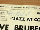 DAVE BRUBECK SIGNED LP - In Concert 