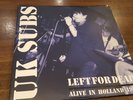 UK Subs – Left For Dead: Alive In Holland 1986 2 x Blue Vinyl LP Punk/Clash/Ruts