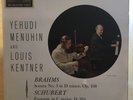 HMV ASD 475 UK ED1 W/G Menuhin Kentner Brahms Schubert EX+