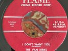 The Van Kirks - I Don't Want You b/w Stay Away 7