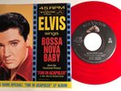Elvis Presley / Bossa Nova Baby & Witchcraft / Red Vinyl 45 w PS / Mint
