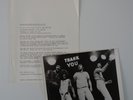 THE WHO press kit for 22 August 1972 gig Denmark PHOTO & INFO garage psych beat