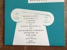 Mendelssohn: Concerto In E Minor, Nathaniel Mikstein, Philharmonic Of NY, Mint