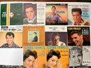 33 Vintage 45 RPM EMPTY Phonograph Record Sleeves Various Labels and Artists