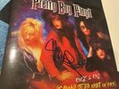 PRETTY BOY FLOYD - Set The Night On Fire Red Vinyl LP Signed Steve Sex Summers