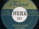 50s Girl R&B Doo Wop REISSUE 45 SHIRLEY HAVEN & FOUR JACKS Stop Fooling FEDERAL