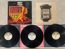 KISS THE ORIGINALS 1976 S/T + HOTTER THAN HELL + DRESSED TO KILL Aucoin BOOKLET