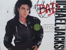 [PSA/DNA/Autographed] BAD Michael Jackson Signature First Pressed Korea 1987