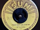 Rockabilly Jim Williams SUN 45 That Depends on You / Please Don't Cry Over MINT