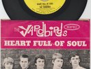 BRIT INVASION 45 w/ PICTURE SLEEVE - YARDBIRDS -HEART FULL OF SOUL- HEAR - EPIC