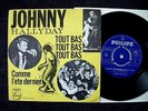 45T JOHNNY HALLYDAY COMME L'ETE DERNIER ORIGINAL DANEMARK 1962