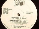 Barrington Levy ‎– The Vibes Is Right /Black Roses : PRO-580-DJ NEW VINYL EP DUB