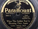 When The Golden Rod Is Blooming Once Again +1 by Golden Melody Boys (Paramount)