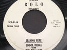 Rare 1966 Garage Soul Funk R&B BOLO PROMO 45 Jimmy Hanna & Dynamics LEAVING HERE