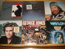 Johnny Cash Willie Nelson George Jones Waylon Jennings 6 LP Country Western Lot