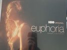 EUPHORIA SEASON 2 HBO ORIGINAL SERIES SOUNDTRACK ORANGE VINYL RECORD LP IN HAND