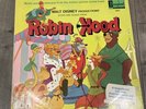 Rare 1973 Disneyland Records Robin Hood Story Book # 3810 Disney Vinyl LP